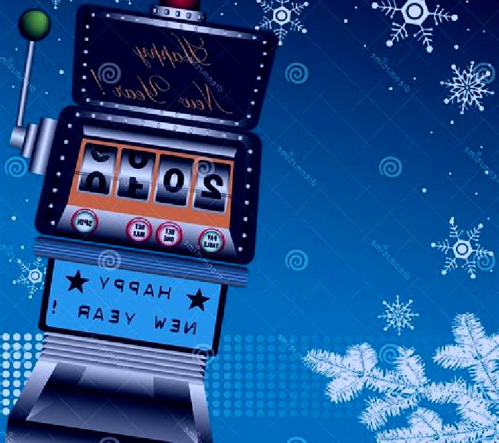 New Year slot machine