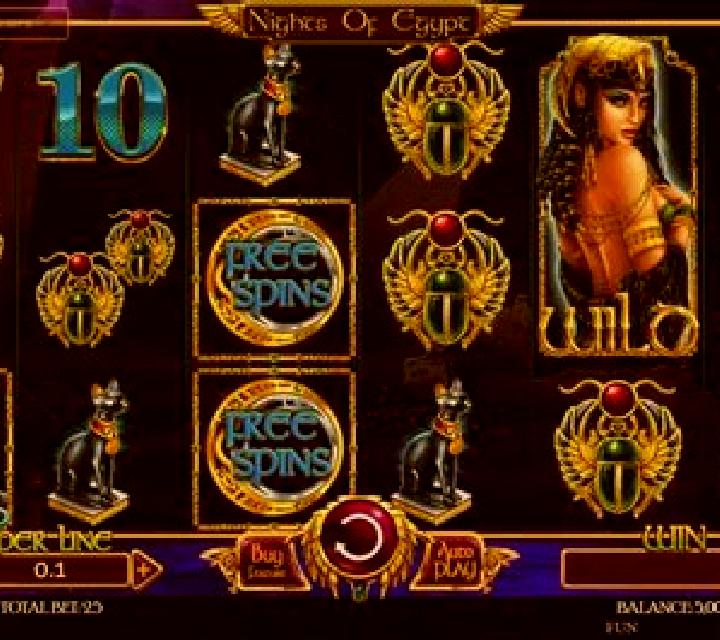 Nights of Egypt Expanded Edition slot