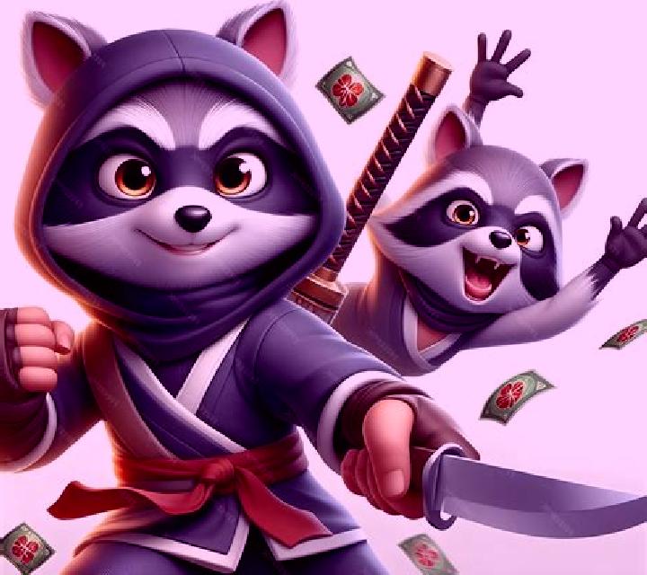 Ninja Raccoon slot game
