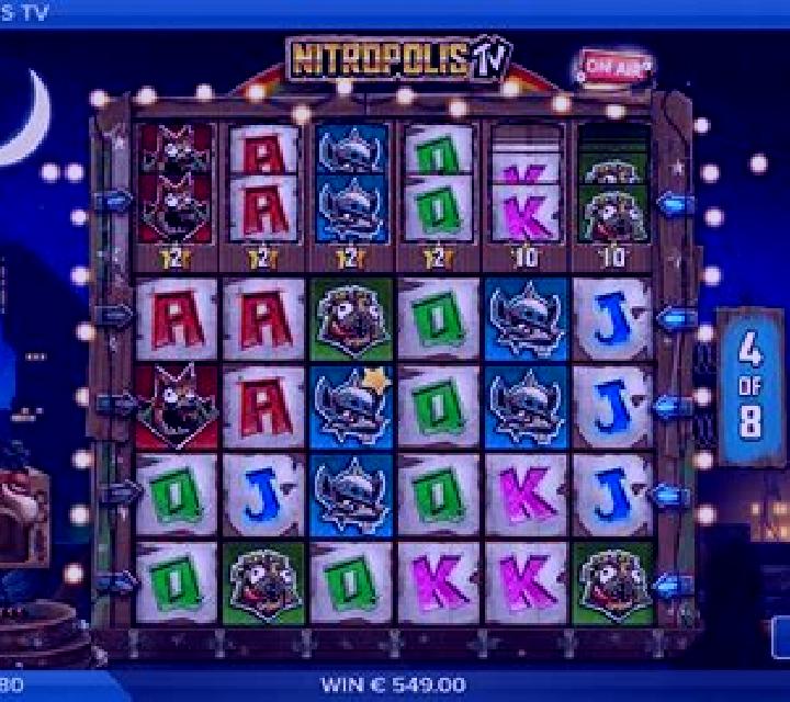 Nitropolis TV slot game