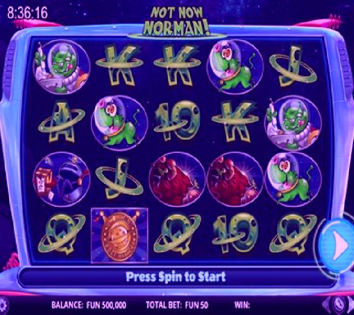 Not Now Norman slot game