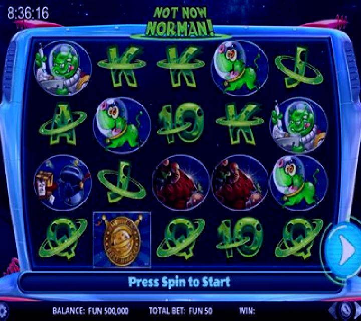 Not Now Norman slot machine