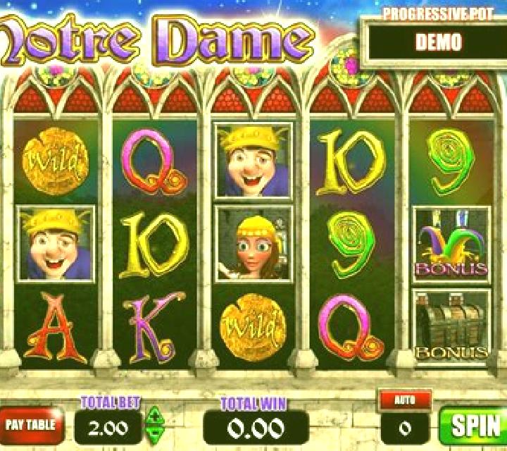 Notre Dame slot machine