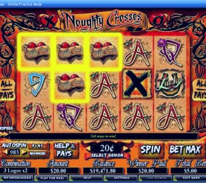 Noughty Crosses slot game
