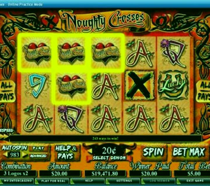 Noughty Crosses slot machine