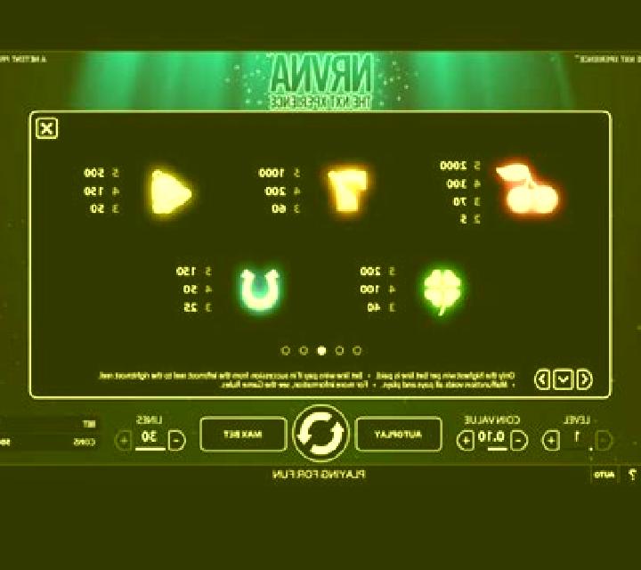 NRVNA slot game