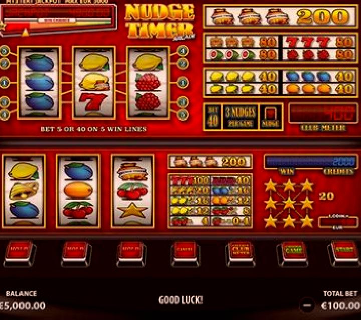 Nudge Timer Arcade slot