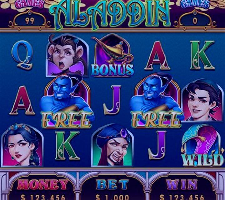 Ocean King Plus Aladdin Adventure slot machine