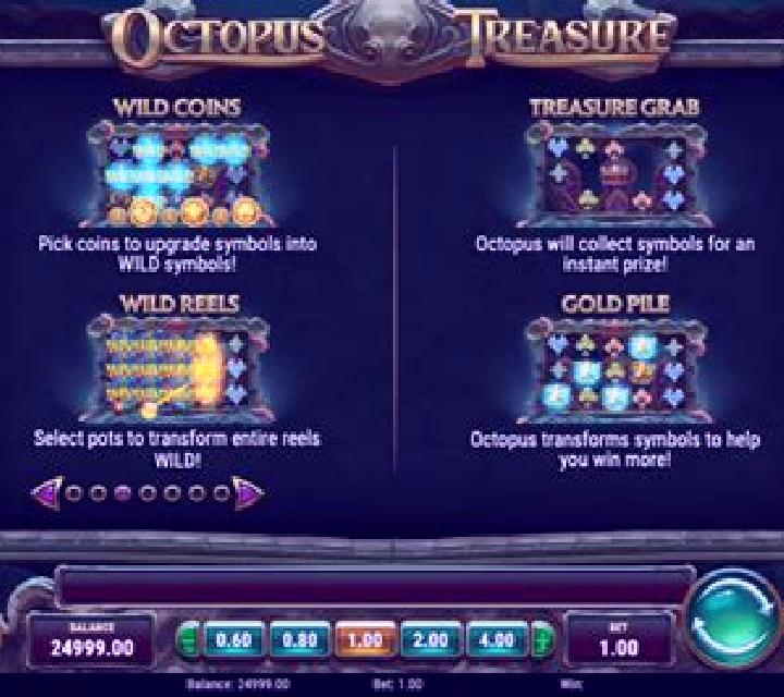 Octopus Treasure slot game