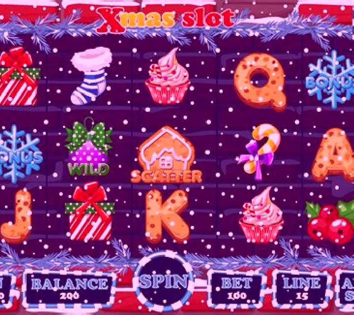 Office Christmas slot game