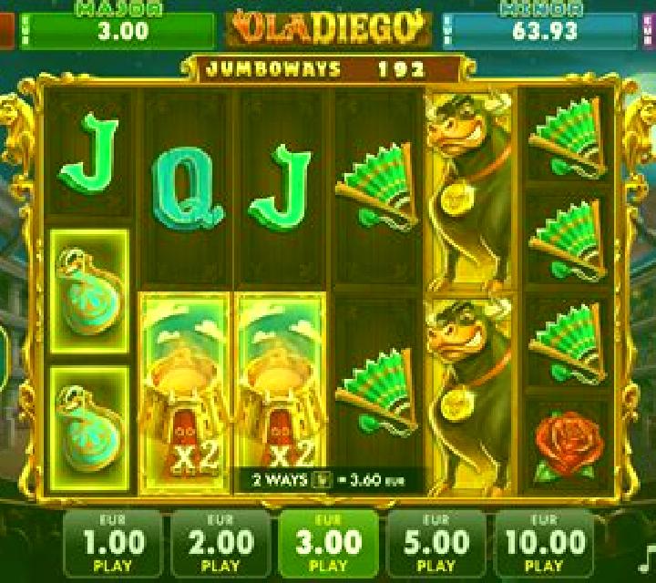 Ola Diego Jumboways slot machine