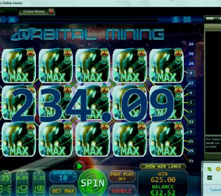 Orbital Mining slot