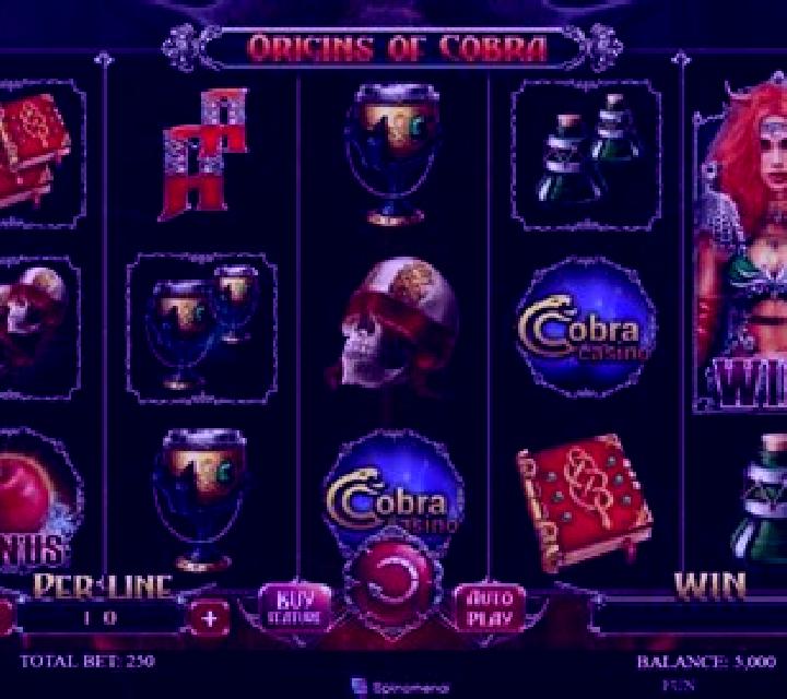 Origins of Cobra slot machine