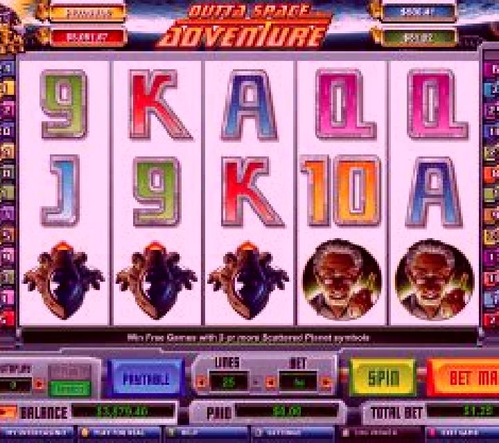 Outta Space Adventure slot machine