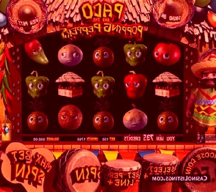 Paco and the Popping Peppers slot machine