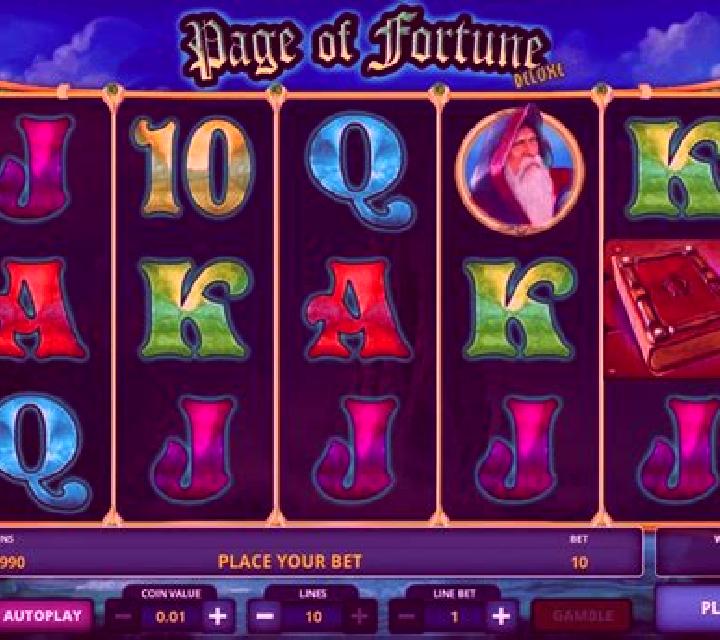 Page of Fortune Deluxe slot