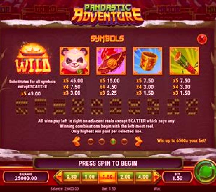 Pandastic Adventure slot