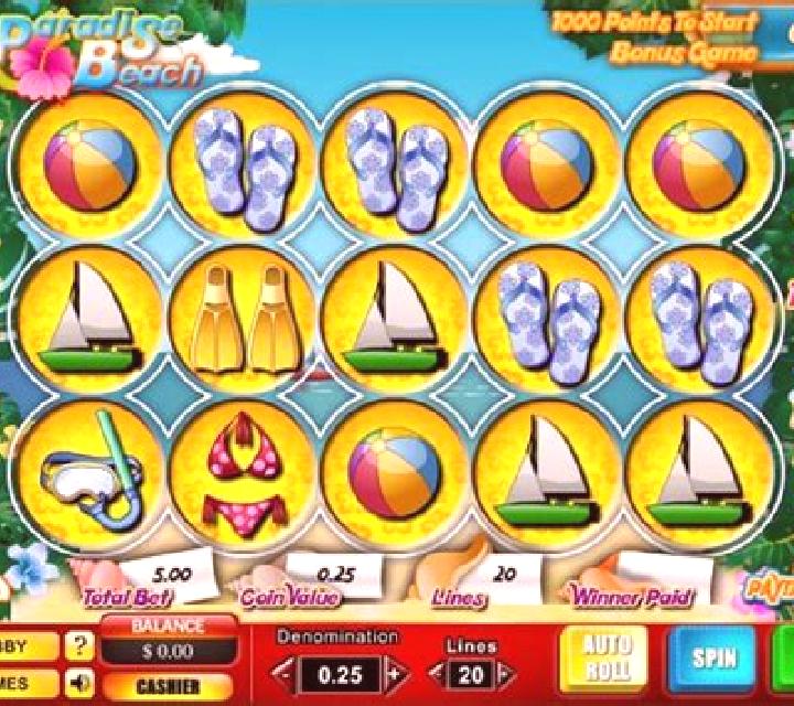 Paradise Beach (SkillOnNet) slot game