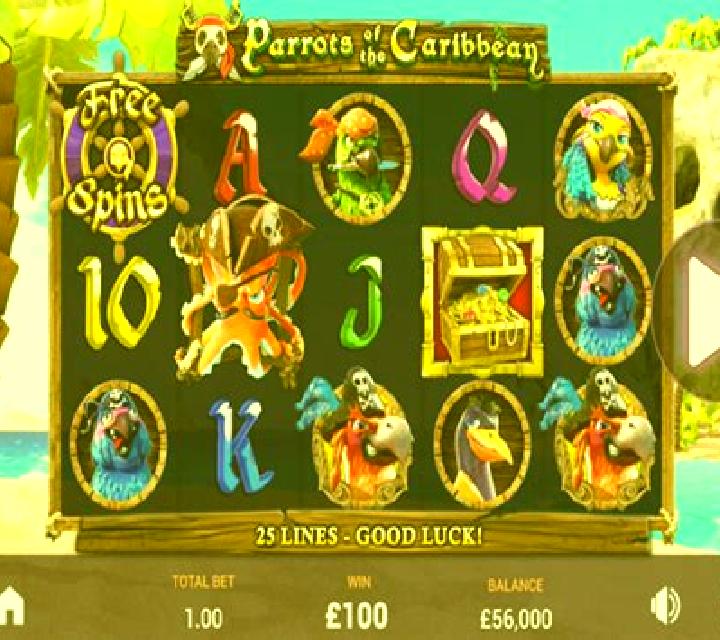 Parrots of the Caribbean slot
