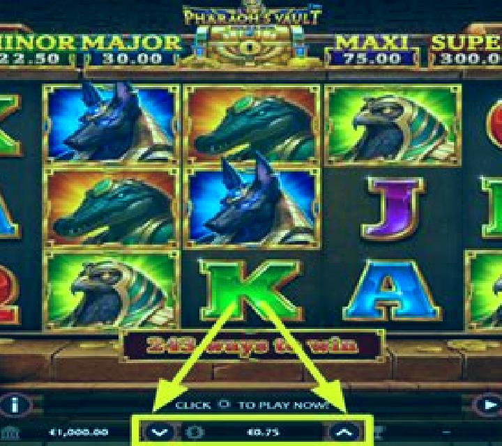 Pharaoh s Vault - Hold & Win slot game
