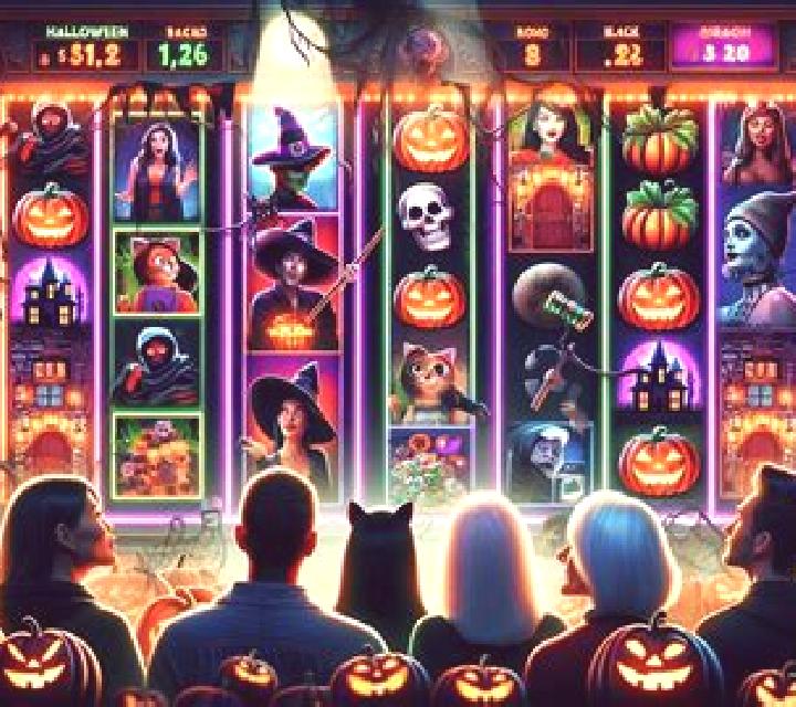 Phil and Kanes Halloween slot machine