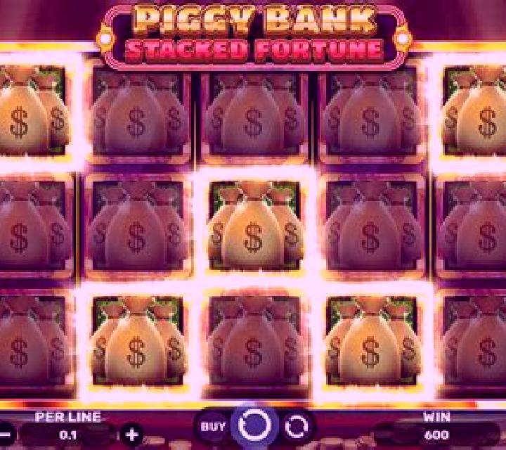 Piggy Bank Stacked Fortune slot game
