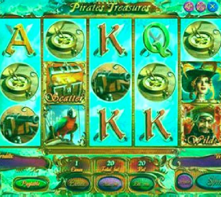 Pirates Treasures Deluxe slot game