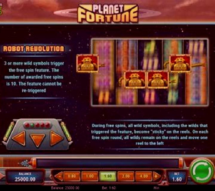 Planet Fortune slot game