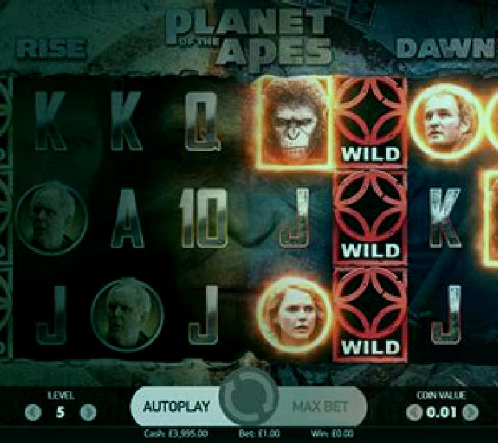 Planet of the Apes slot machine