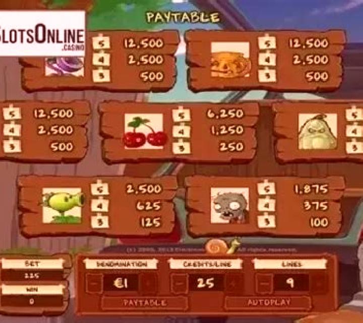 Plants vs Zombies (IGT) online slot