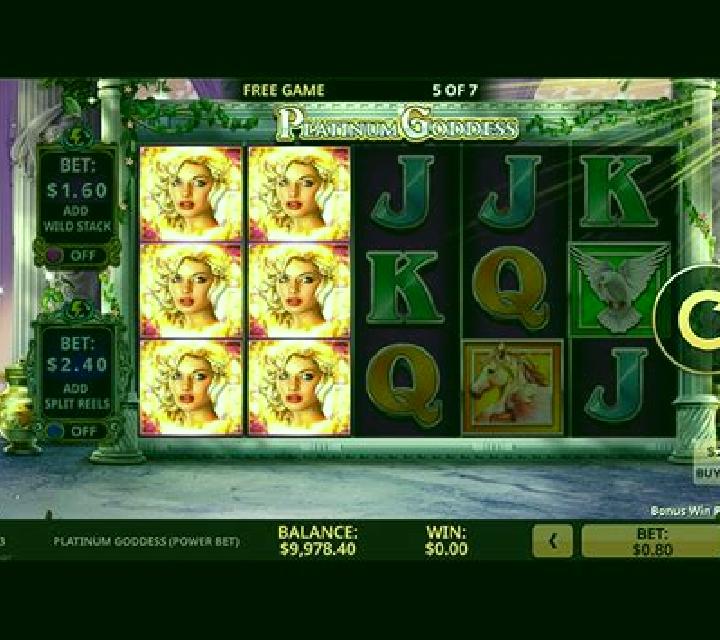 Platinum Goddess Power Bet slot game