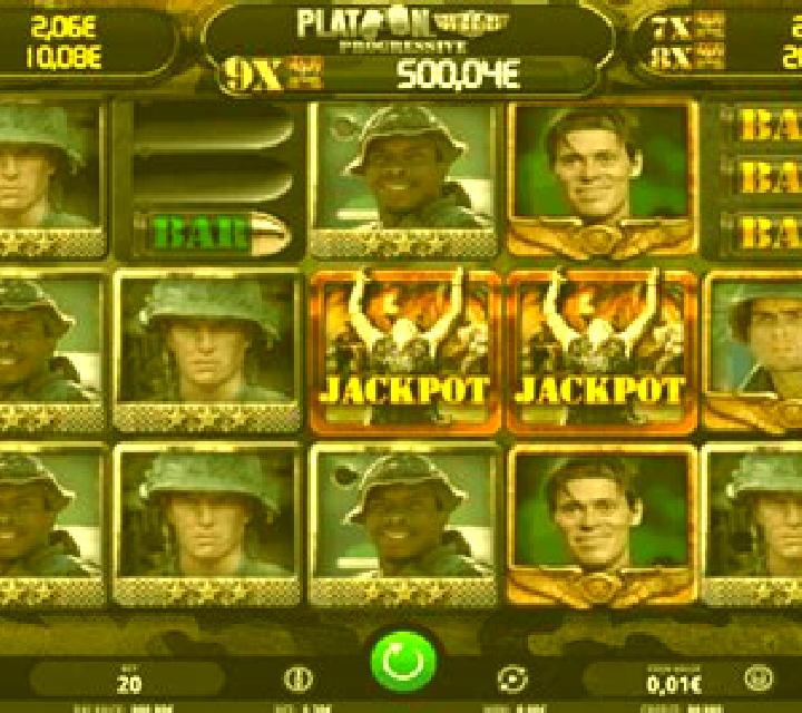 Platoon Wild Progressive slot machine
