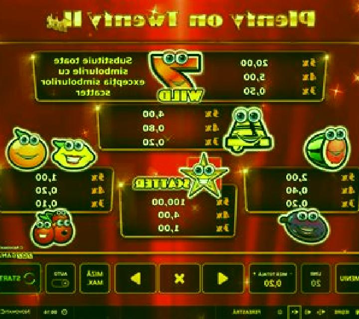 Plenty on Twenty II hot slot machine