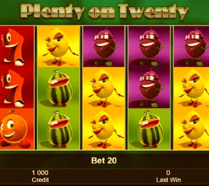 Plenty on Twenty slot game