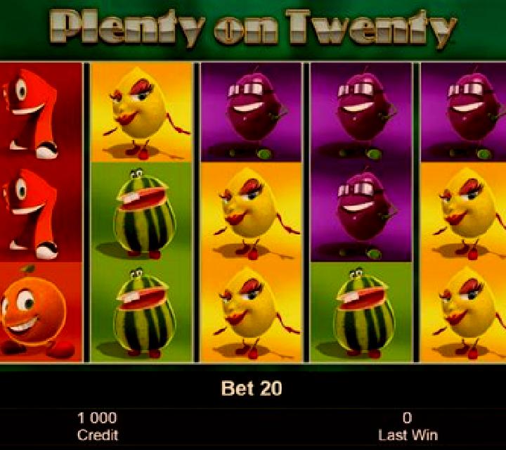 Plenty on Twenty slot