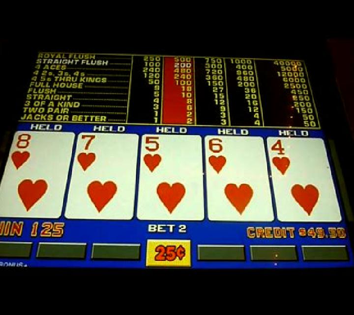 Poker slot machine