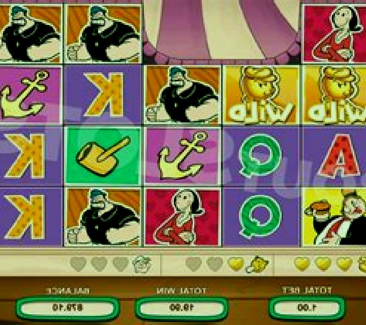 Popeye and Olive Oyl slot
