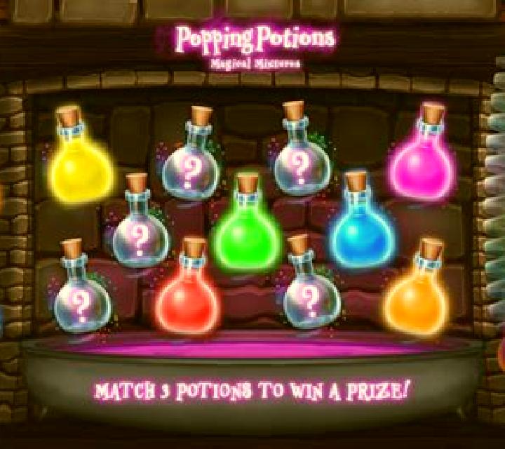 Popping Potions Magical Mixtures slot machine