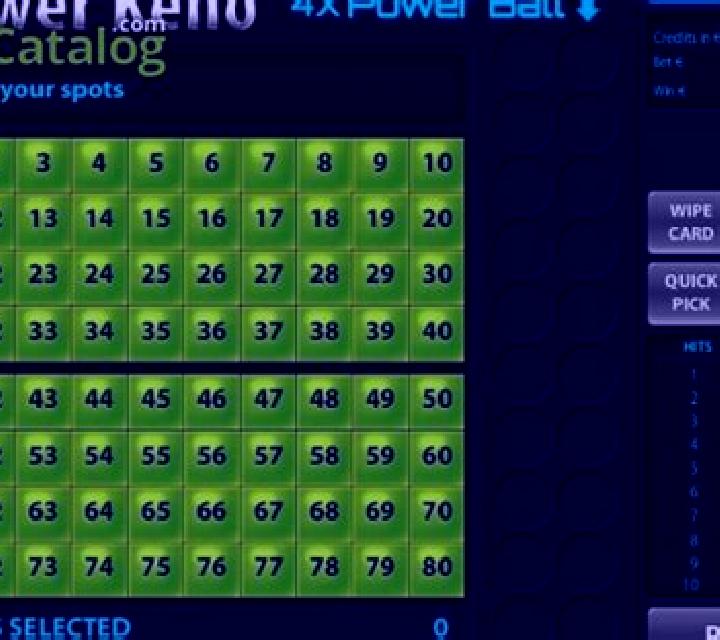 Power Keno (Tom Horn Gaming) slot