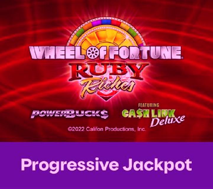 PowerBucks Wheel of Fortune Ruby Riches slot game