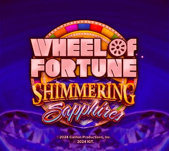 PowerBucks Wheel of Fortune Shimmering Sapphires slot game