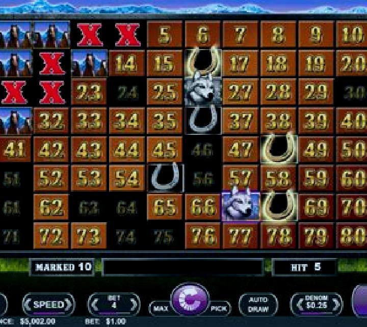 Prairie Thunder Keno slot machine