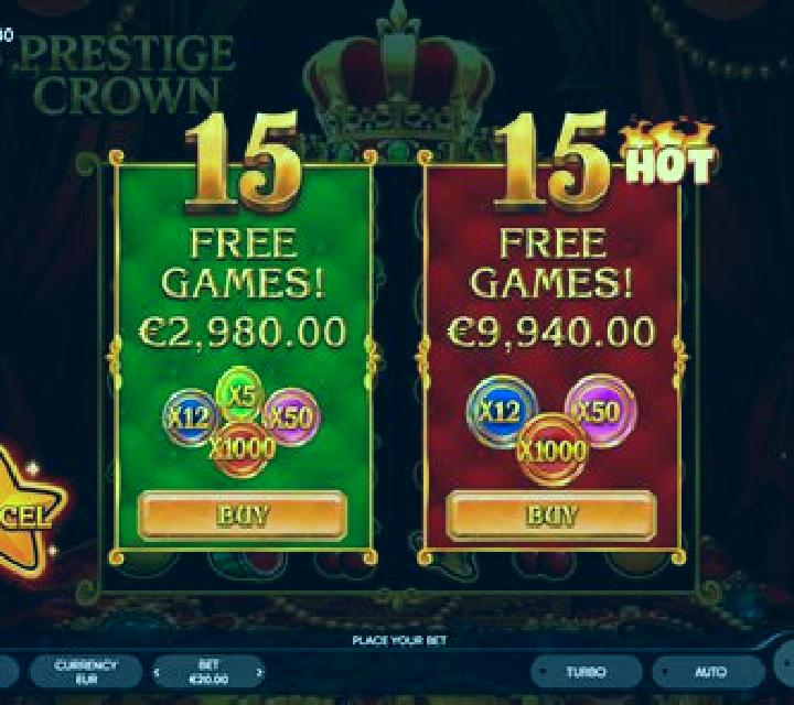 Prestige Crown online slot