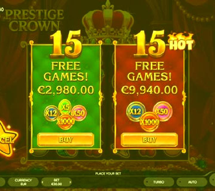 Prestige Crown slot game