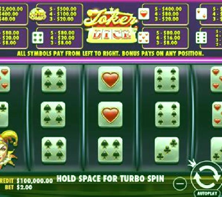 Prime Dice slot game