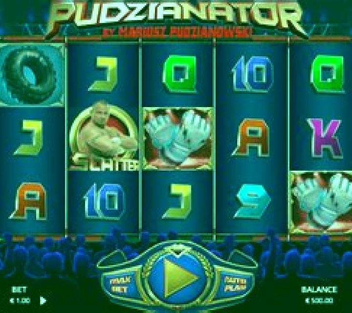 Pudzianator + online slot