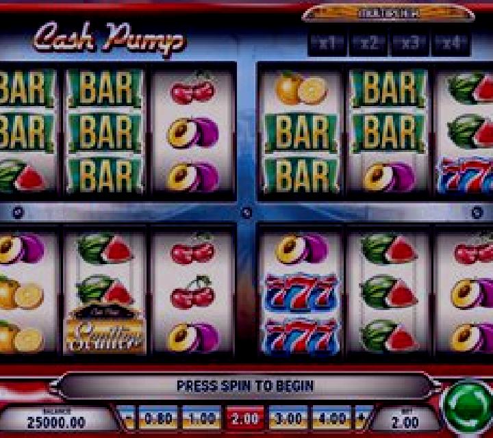 Pump slot machine