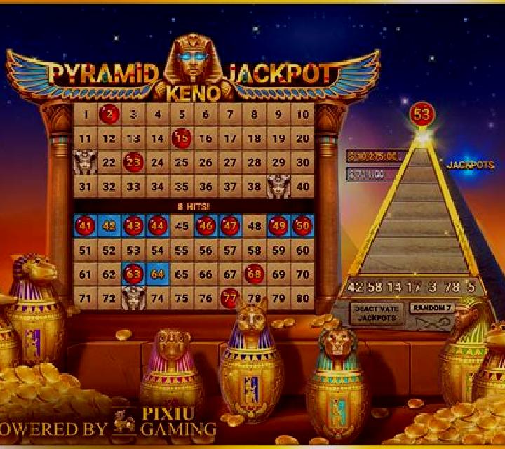 Pyramid Jackpot Keno slot