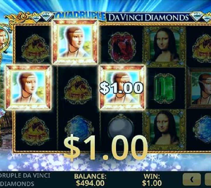 Quadruple Da Vinci Diamonds online slot
