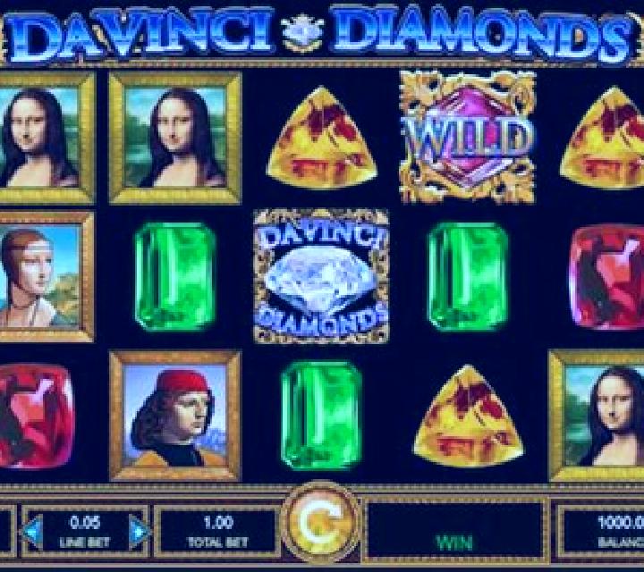 Quadruple Da Vinci Diamonds slot game